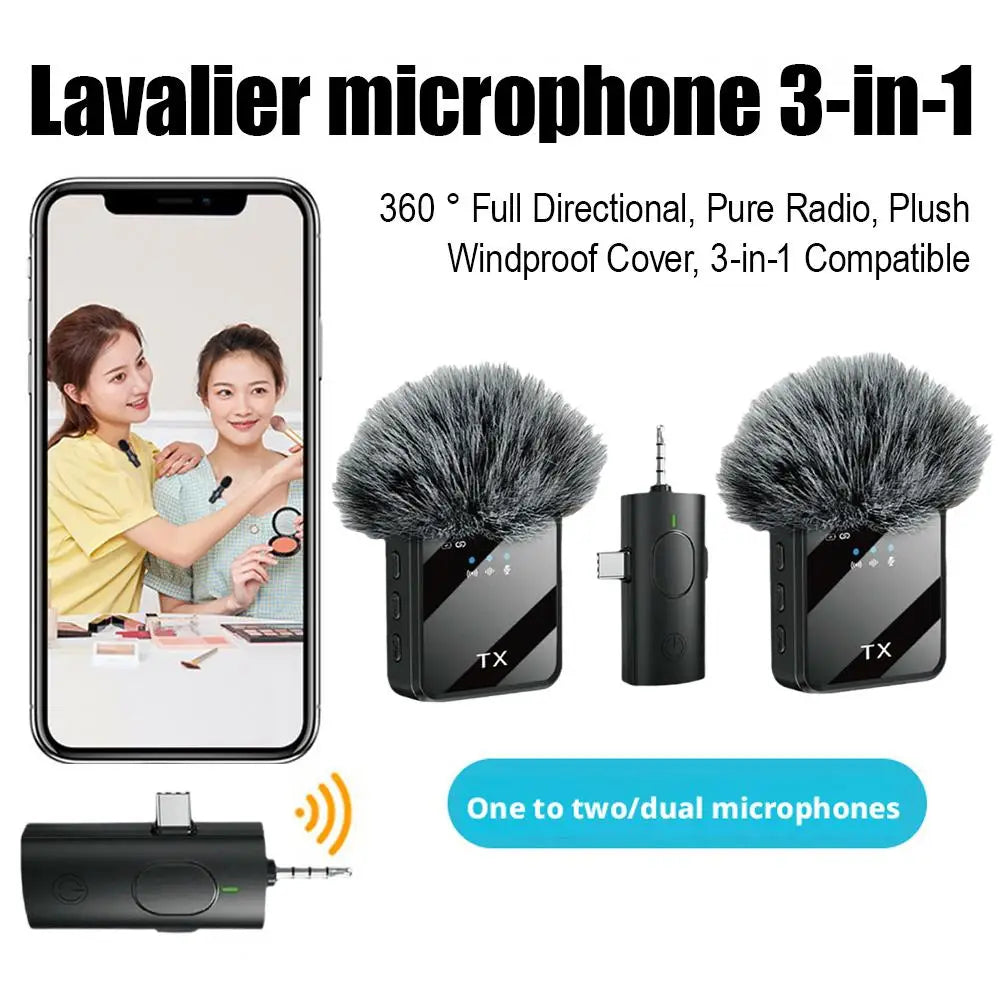 Micrófono Lavalier Sin Cables